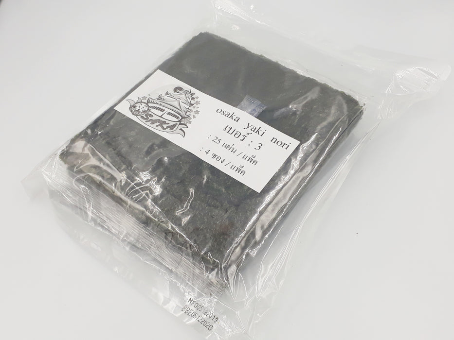 สาหร่ายห่อข้าว 100 แผ่น