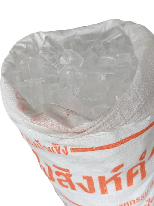 น้ำแข็งหลอดใหญ่