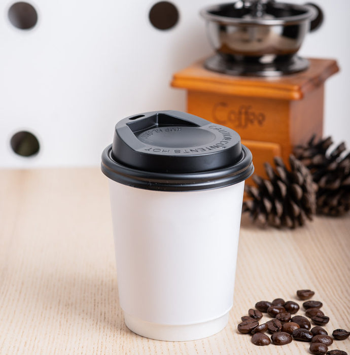 ฝาแก้วร้อน 8oz ดำ