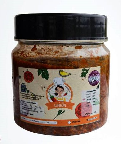 พริกแกงส้ม แบบกระปุก ฝาดำ 400 g